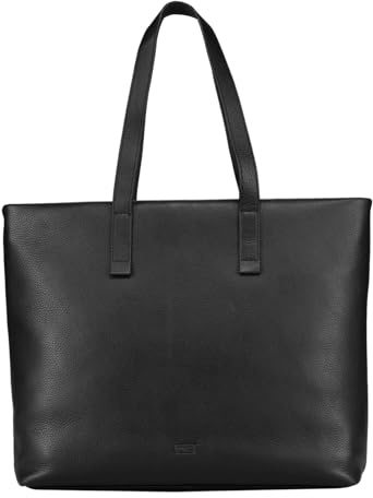 Jost Leder Businesstasche mit Laptopfach Tromsoe Business Shopper Black schwarz