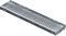 Fenau – 1200 x 270 mm - Gitterrost-Stufe (R11) XSL, MW: 30/30 mm, verzinkt, Stahl-Treppenstufe nach DIN-Norm, Fluchttreppen geeignet, Anti-Rutsch-Wirkung