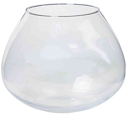 INNA-Glas Kerzenglas Joyce, Kugel - rund, klar, 25cm, Ø 18cm - Ø 32cm - Kugelvase - Windlichtglas