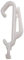 20 - White Speedy Streamline Track Gliders Hooks For All Types of Curtains