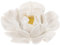 VOSAREA Hochzeitsdekoration Keramik Deko 3D Wandschmuck Wandskulptur Wandbefestigung Wandbild Wandhänger Dekoration für Hochzeit Weinachten Party Dekoration (Weiß) Wohnkultur