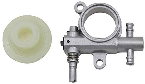 Sunlera Di ricambio per Sega a catena 25CC / 38cc 2500/3800 Chainsaw Ricambi Chainsaw pompa olio e vite senza fine Ingranaggio