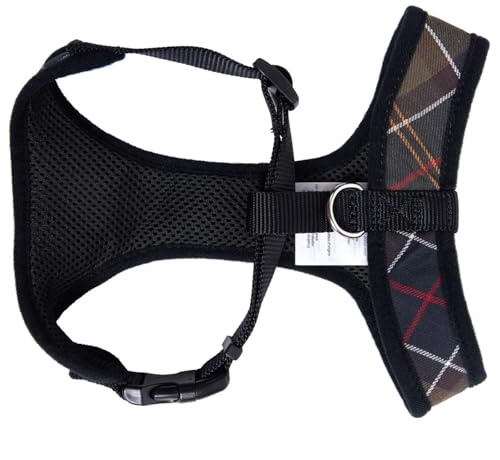 Barbour Hundegeschirr für Reisen und Übung DAC0011TN11 Farbe Tartan, Siehe Foto, L