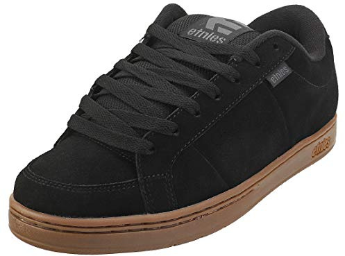 Etnies Kingpin – Klassischer Skate-Heritage-Fashion-Stil mit angesagtem, verstärkte Cupsole, Alltagssneaker - Größe 38 - Farbe Black/Dark Grey/Gum
