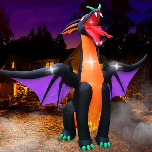 SEASONBLOW Décoration extérieure gonflable pour Halloween 3,7 m