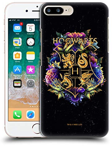 Head Case Designs Officially Licensed Harry Potter Hogwarts Crest 1 Deathly Hallows XXXI Hard Back Case Compatible With Apple iPhone 7 Plus/iPhone 8 Plus