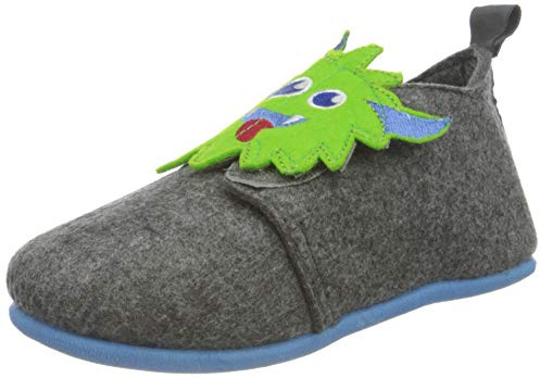 Playshoes Unisex Kinder Filz Hausschuh