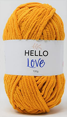 Hello Love Garn, Gold, 100 g