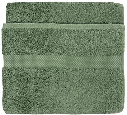 The Linen Yard Loft Handtuch, Baumwolle, Eukalyptus, 50 x 90 cm