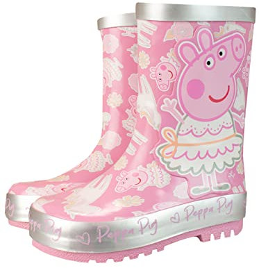 Peppa Pig Stivali di Gomma per Ragazze Rosa 26