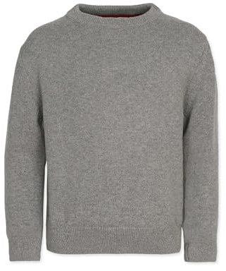 Band of Rascals Kinder Strickpullover Basic Knitter aus Bio-Baumwolle, Grey, Gr. 146