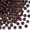 OLYCRAFT 96 Stück Natürliche Rote Tigerauge Perlen 8mm Gefärbt Tigerauge Perlen Runde Lose Perlen Edelstein Perlen zum Auffädeln Energiestein mit 1mm Loch Für Armband Halskette Schmuckherstellung