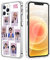 Fashion-BTS-6 Schutzhülle für iPhone 13 Pro, cooles, einzigartiges Design, weiches TPU, stoßfest, transparent, für Herren/Damen/Mädchen/Jungen