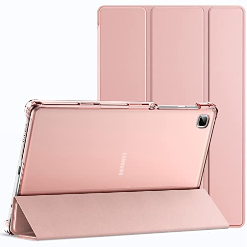 JETech Case for Samsung Galaxy Tab A7 Lite 8.7-Inch 2021 (SM-T227/T225/T220), NOT FOR Galaxy Tab A7, Slim Translucent Back Tri-Fold Folio Stand Protective Tablet Cover (Rose Gold)