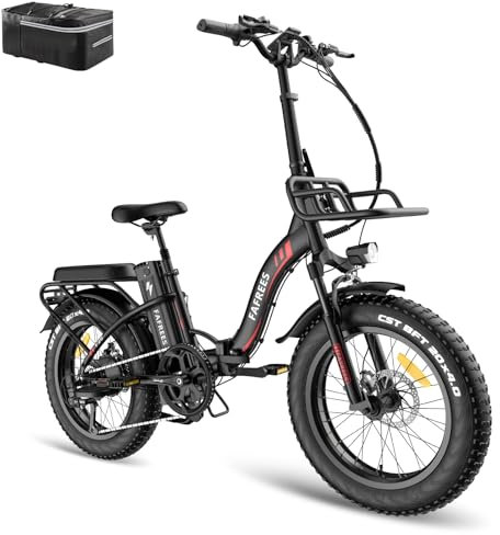 Fafrees F20 MAX E-Bike Klapprad Elektrofahrrad 48V 22.5AH Akku mit großer Kapazität,20 Zoll *4.0 Fat Tire Faltbares E-Mountainbike 7S 150kg Belastbar Maximales Drehmoment 54 Nm