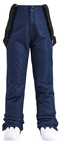 IQYU Pantalones de esquí con tirantes para mujer, térmicos, impermeables, transpirables, resistentes al viento, cálidos, para nieve, senderismo, excursionismo, exterior, ideales para escalada o caza,