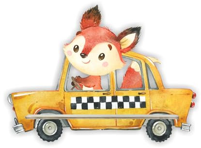 Farbklecks-Collection Musikboxregal Erweiterung Auto Freunde Fuchs