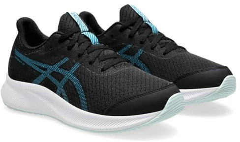 ASICS Patriot 13 Gs Sneaker, Black Teal Blue, 39 EU
