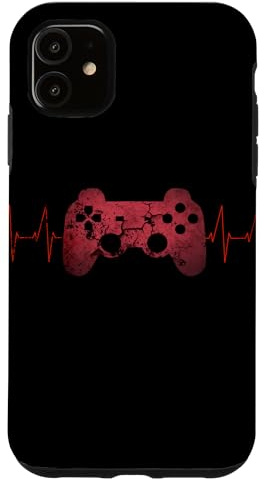 Gamer Heartbeat Videospiele Gaming Jungen Teenager Zocker Hülle für iPhone 11