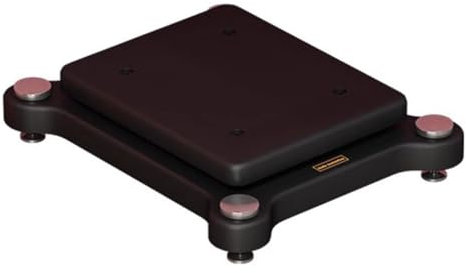 1-stufiges HiFi-Rack-AV-Regal Audio-Basis-Bücherregal-Verstärkerständer HiFi-Verstärkerschrank Geräteschrank Lautsprecherregal (Color : Schwarz, S : 35 * 40cm(1Tier))