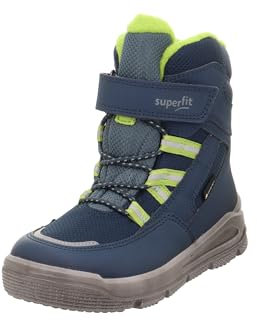 Superfit Jungen MARS warm gefütterte Gore-Tex Stiefel, BLAU/HELLGRÜN 8010