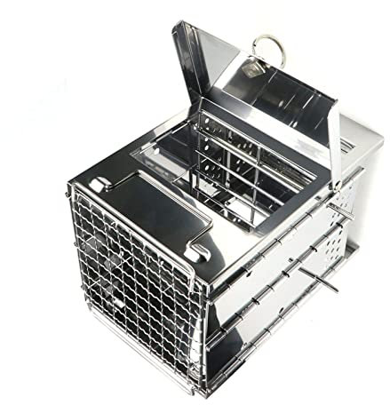 Höhenverstellbarer Edelstahl-Quadrat-Klappgrill Holzkohlegrill für das Kochen Im Freien Camping-Picknicks