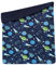 Wollhuhn Kinder Long Loop MAXI WINTER Halswärmer/Schlupf-Schal Extra Lang Jungen/Mädchen Viele Motive 20240201 (LL, Fleecefutter) (Space/Rakete Dunkelblau)