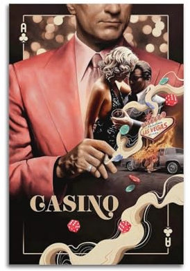 CHxdxge Casino Alternative Movie Poster Wandkunst Wohnzimmer Schlafzimmer Malerei Leinwand Poster Dekorative Malerei 08x12inch(20x30cm)