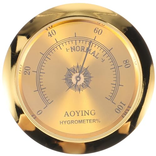 ERINGOGO Acoustic Guitar Humidity Checker Hygrometer for Guitar Case Accurate Moisture Detector Read Display