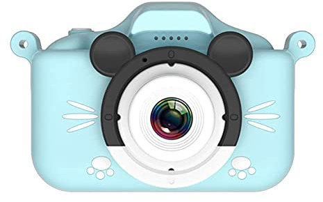 HeiDD Kids Camera Toys Gifts, Children Digital Video Camera Toys for 3-8 Year Old Girls Birthday Festival Gifts with Shockproof(Blue)