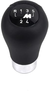Palanca Velocidad Coche para BMW Serie 1 3 5 6 E30 E36 E39 E46 E60 E87 E90 E91 E92 Perilla De Cambio De Marchas Automática De 5/6 Velocidades Pomo Palanca Cambios(5 Speed)