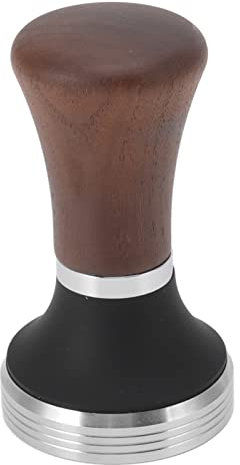 Manomissione del caffè, manomissione 'espresso da 51 mm, manomissione a pressione in acciaio inossidabile di grado alimentare con manico in legno, per motivi di caffè Macchine