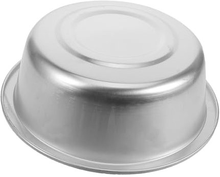 BESTOYARD Thickened Aluminum Basin Large Metal Mixing Bowl for Salad Vegetable Cleaning Laundry Face Washing Kitchen Fruit Washing Bowl Old Fashioned Design