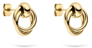 s.Oliver Damen Schmuck – Halsketten, Ohrstecker & Armbänder mit Knoten-Detail aus Edelstahl in verschiedenen Farben – Modern & Stilvoll – Perfekte Geschenkidee
