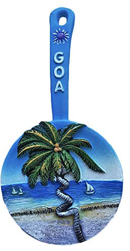 Wedare Goa Indien 3D Löffel Kühlschrank Magnet Tourist Souvenir Reise Aufkleber, Indien Kühlschrank Magnet, Haus und Küche Dekoration Kollektion von China 5 × 9 cm Spoon