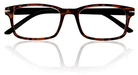 DE TOMASO 515 Schildkröte-Schwarz (+2,00) Lesebrille zum besseren Lesen