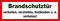 Plott Factory Brandschutztür-Aufkleber, 10 Stück, Rot, 21 cm x 7.4 cm, Kunststoff, Sicherheitsaufkleber, Sticker, Türhalterung, Warnung