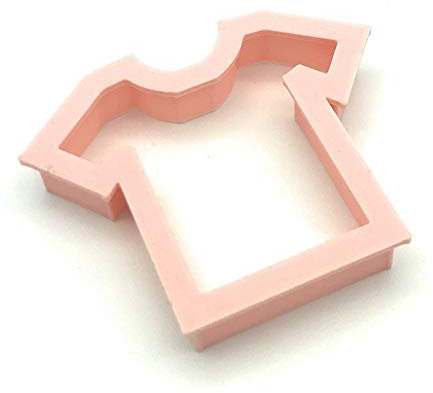 T-Shirt Football Cookie Cutter Fondant Cake Decorating (2 inches)