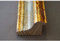 Artecentro cornice dorata per quadri - oro/colore con o senza passepartout in legno-varie misure (oro/avorio, 35x50+passepartout)