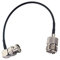 YILIANDUO RF UHF VHF Radio Cable de Antena coaxial BNC Macho 90 Grados RA a UHF Hembra SO239 Cable coaxial de Antena móvil a Base 20 cm