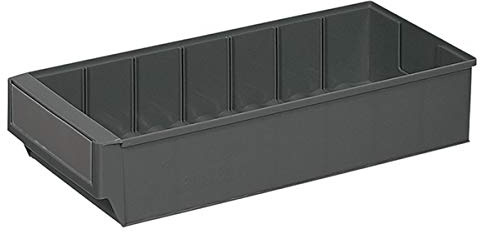 Lockweiler Lagerbox LB 400 D eisengrau Sortierbox Sichtlagerbox