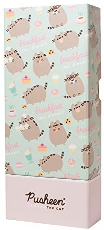 Grupo Erik Stifthalter und Federmäppchen Pusheen - Etui mit Handyhalter - Stift Etui - Federmäppchen Jungen und Mädchen, MARE0102