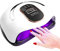 168W LED UV Nail Lamp, Professional Gel Nail Kits with UV Lamp Faster Nail Dryer Light with 4 Timers, Auto Sensor, LCD Display, Low Heat for Quickly UV Led Gel Polish/Acrylic Builder/Home/Salon