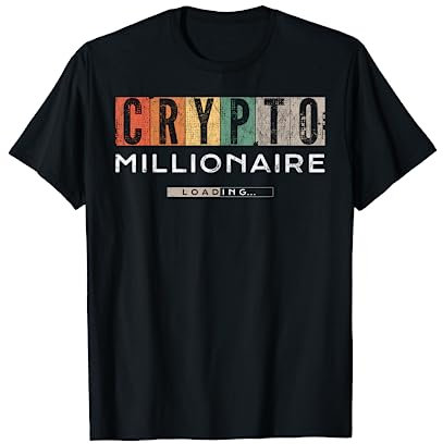 Crypto Millionaire Shirt | Funny Vintage Bitcoin & Dogecoin T-Shirt