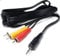DRUT 3m 3.5mm 4 Pole Jack Plug to 3 x RCA Phono Composite Audio Video AV AUX Lead Cable 10ft