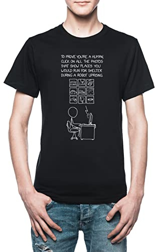 Xkcd Herren T-Shirt Schwarz