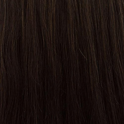 GLOBAL EXTEND® Invisible Tape I Hochwertiges Haar I Unauffällige Befestigung I Vielseitige Extensions I Schonende Anbringung I Wiederverwendbar (60 cm, dunkelbraun)