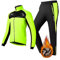 ROCKBROS Fahrrad Jacke + Hose Set Winter Thermo Fahrradbekleidung Hohe Sichtbarkeit & Winddicht Softshelljacke und Radlerhose für Outdoor-Aktivitäten wie Radfahren, Klettern, Wandern