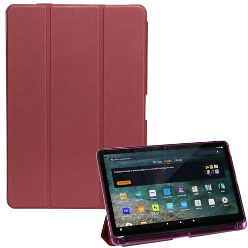 ZhaoCo Custodia Protettiva per Amazon Fire Max 11 Tablet 2023 in Pelle PU e Morbido TPU - Viola