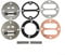 Cylinder Head Base Valve Plate Sealing Gasket, Air Compressor Valve Plate Replacement Kit for Oil free/Oil machine Air Compressor Air Cylinder Head, Pack of 3